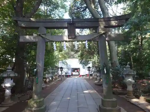 駒木諏訪神社の鳥居