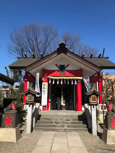 元郷氷川神社の本殿