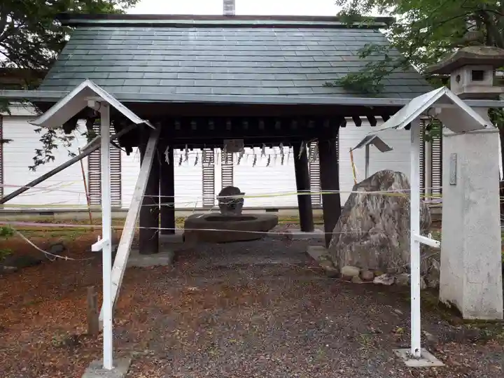蘆別神社の手水舎