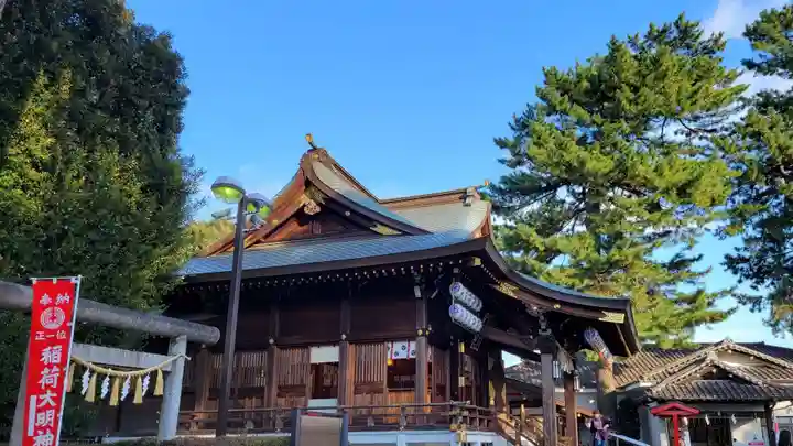 中野沼袋氷川神社の本殿・本堂