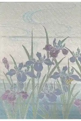 菖蒲まつりで出た御朱印帳です。一目惚れしてオンラインで授与していただきました。