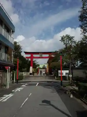 亀戸天神社の鳥居