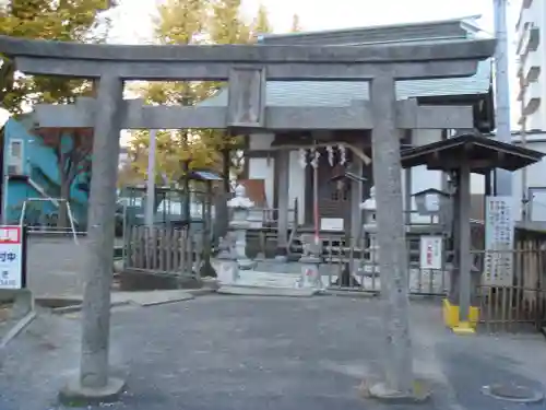 公郷神社の鳥居