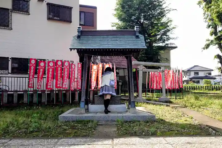 雷電神社の手水舎