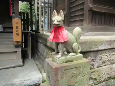 池尻稲荷神社の狛犬