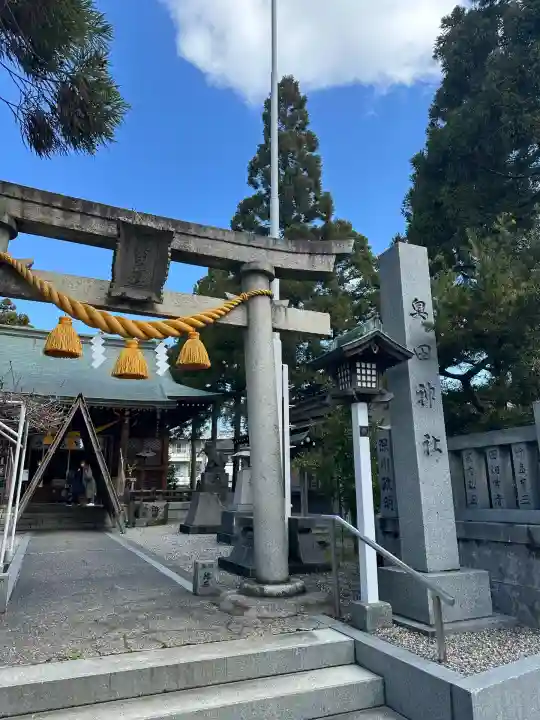 奥田神社の鳥居