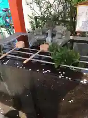 塚越稲荷神社の手水