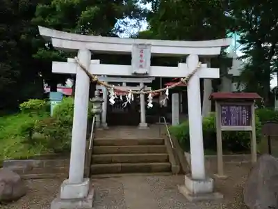 弦巻神社の鳥居