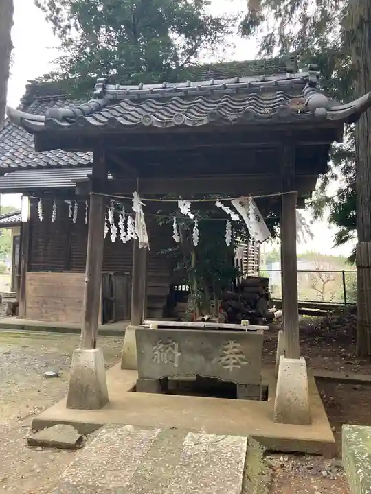 氷川神社の手水舎