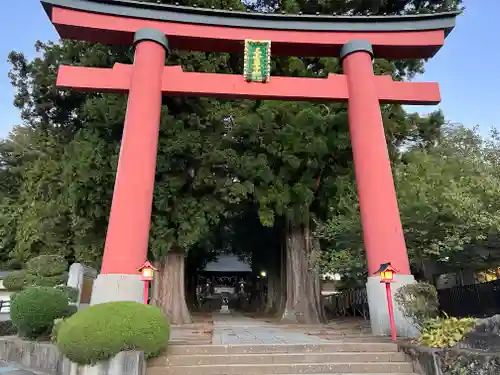 河口浅間神社の鳥居