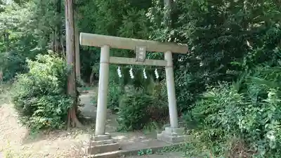 山下神明社の鳥居