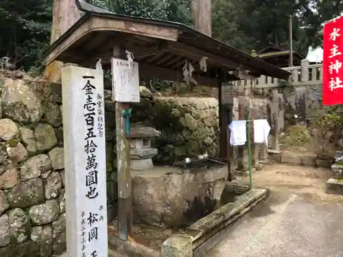 水主神社の手水