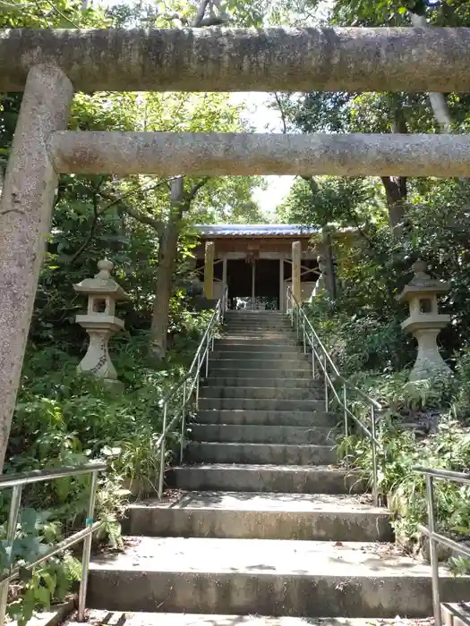 自凝神社の鳥居