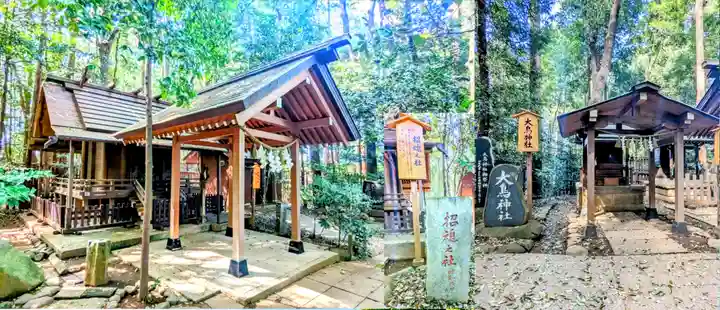 駒木諏訪神社の末社・摂社
