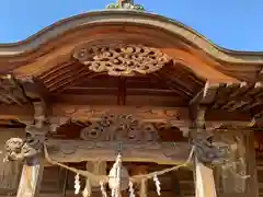 見渡神社　日枝神社の本殿