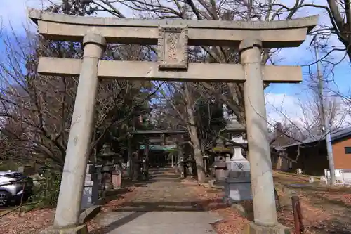 諏方神社の鳥居