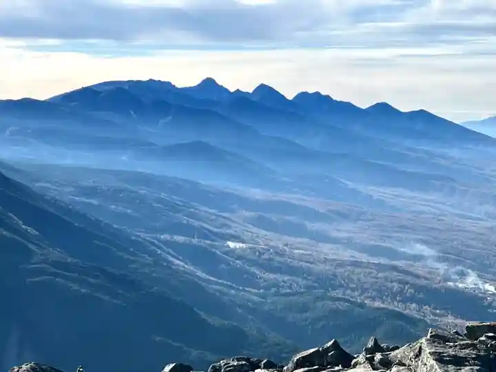 蓼科神社奥社の景色