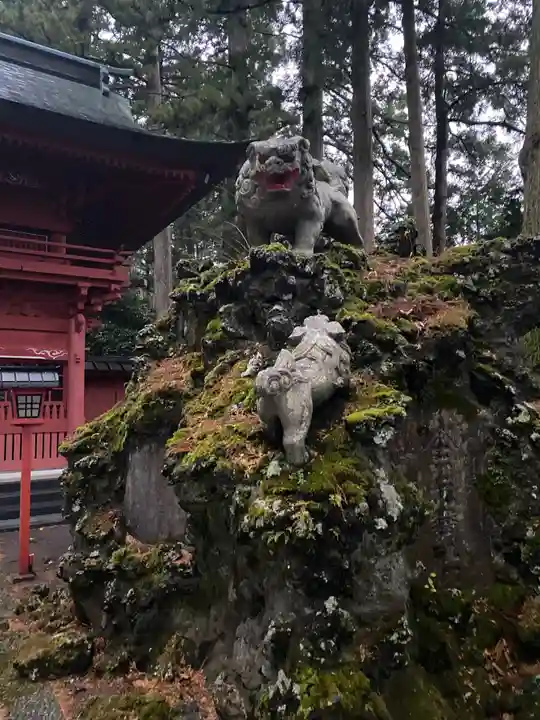 富士山東口本宮 冨士浅間神社の狛犬