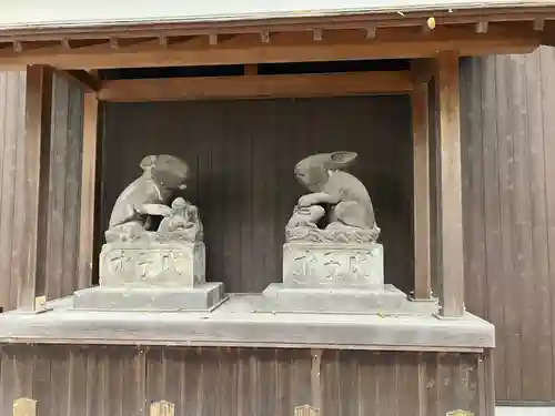 調神社の狛犬