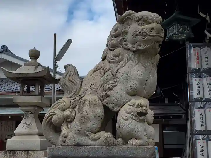 片山八幡神社の狛犬