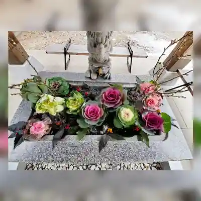 滑川神社 - 仕事と子どもの守り神の手水舎