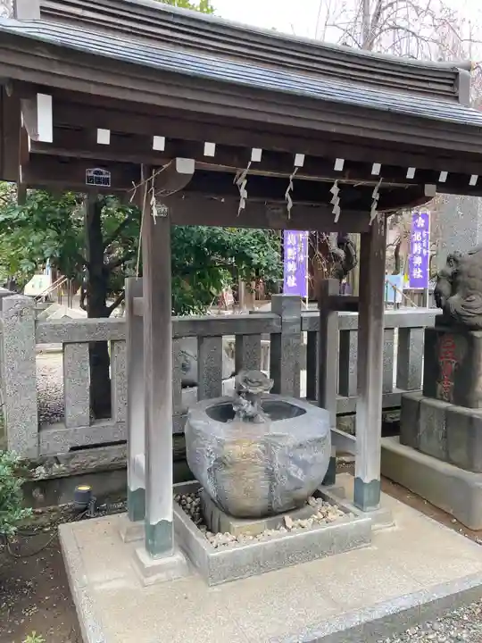 牛天神北野神社の手水舎