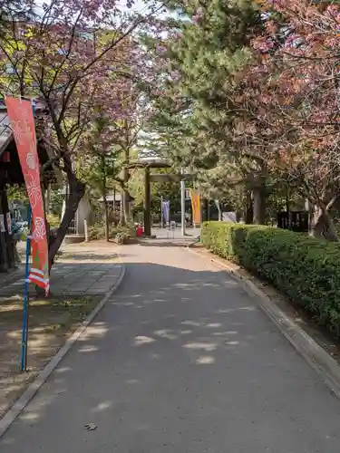 札幌護國神社の庭園