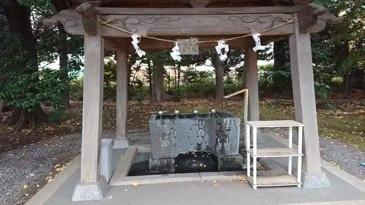 朝日森天満宮の手水舎