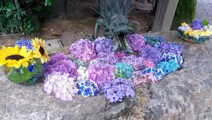 彌都加伎神社の手水舎