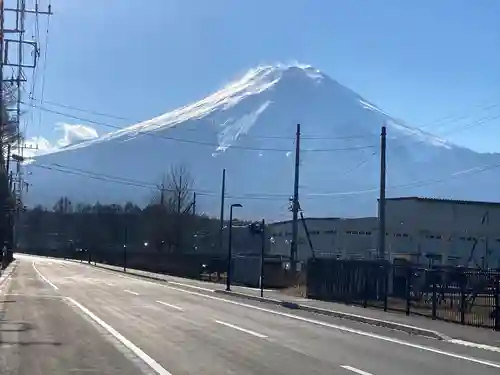 北口本宮冨士浅間神社の景色