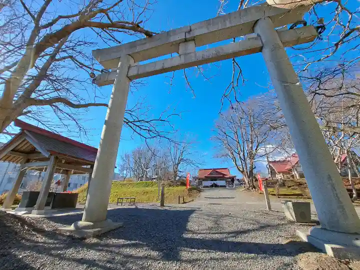 釧路一之宮 厳島神社の鳥居