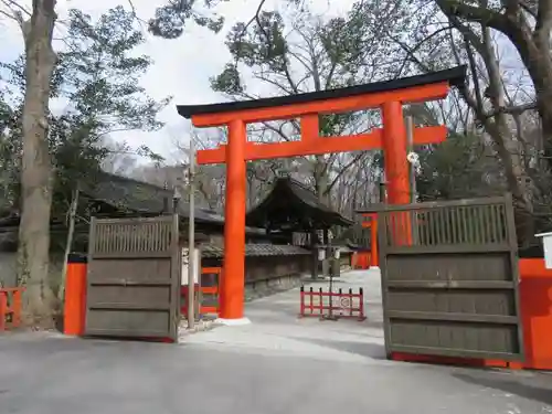 河合神社（鴨川合坐小社宅神社）の鳥居