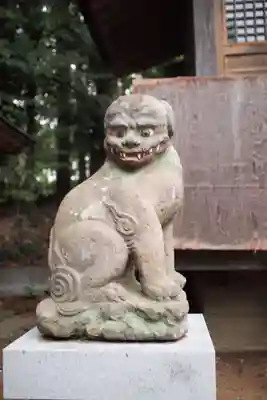 堀口天満天神社の狛犬