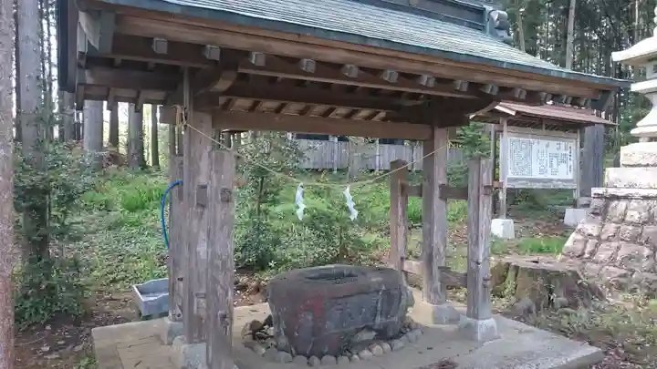 荒橿神社の手水舎
