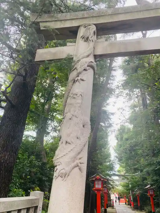 馬橋稲荷神社の鳥居