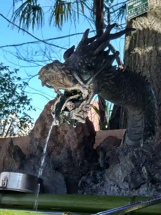 須賀神社の手水舎