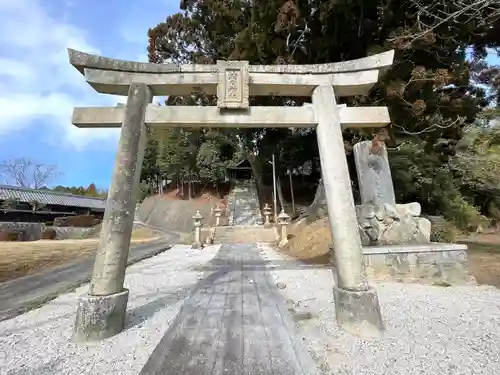 油日神社の鳥居