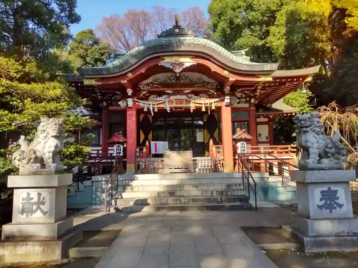 中野氷川神社の本殿・本堂