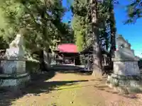 富池温泉神社の狛犬