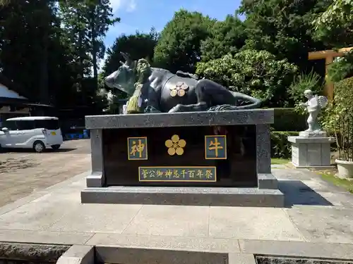 水海道天満宮の狛犬