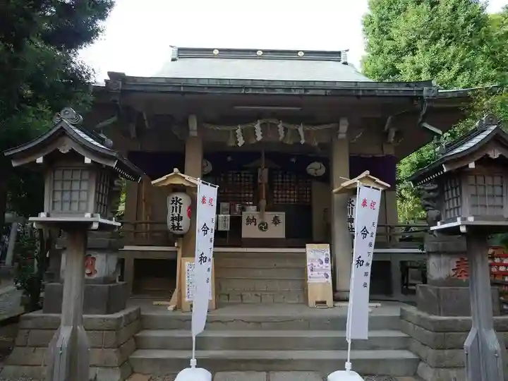 上目黒氷川神社の本殿・本堂