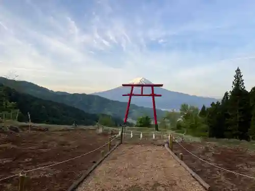 河口浅間神社の景色