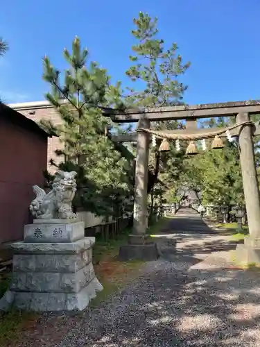 鶴嶺八幡宮の鳥居