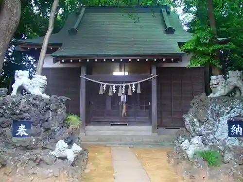 根上神社の本殿