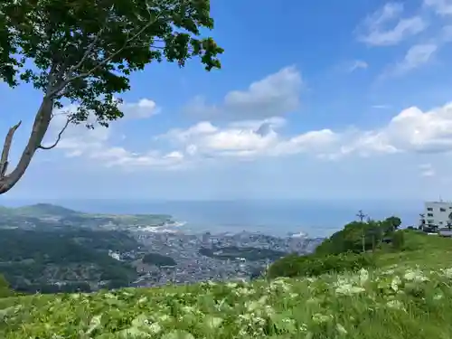 小樽天狗山神社の景色