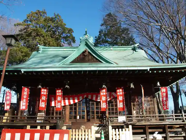 (下館)羽黒神社の本殿・本堂