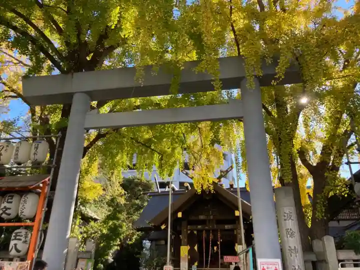 波除神社(波除稲荷神社)の鳥居
