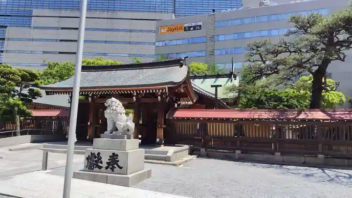 警固神社の狛犬