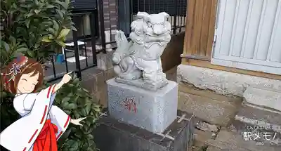 諏訪神社の狛犬