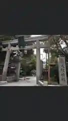 難波八阪神社の鳥居